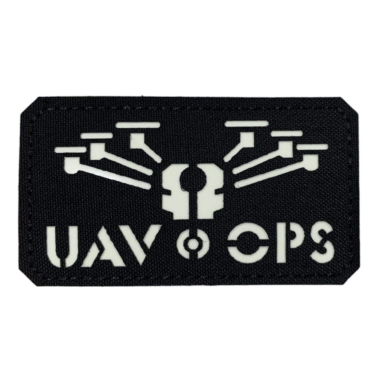 Feel the thrill of controlling and commanding your drone with the Drone UAV OPS Laser Cut Morale Patch. Whether you choose to operate it remotely or let it fly autonomously, this patch celebrates the versatility and capability of UAVs. At a compact 9x5cm and glow in the dark, it's the perfect addition to your collection of must-have patches. www.moralepatches.com.au