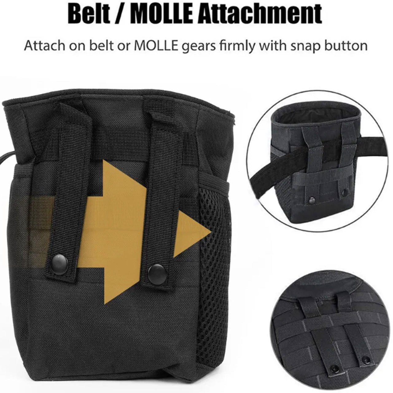 Be prepared when it matters the most with the Deluxe Expandable Dump Pouch Black! This convenient, expandable dump pouch supplies extra storage space in the most intense conditions. www.moralepatches.com.au