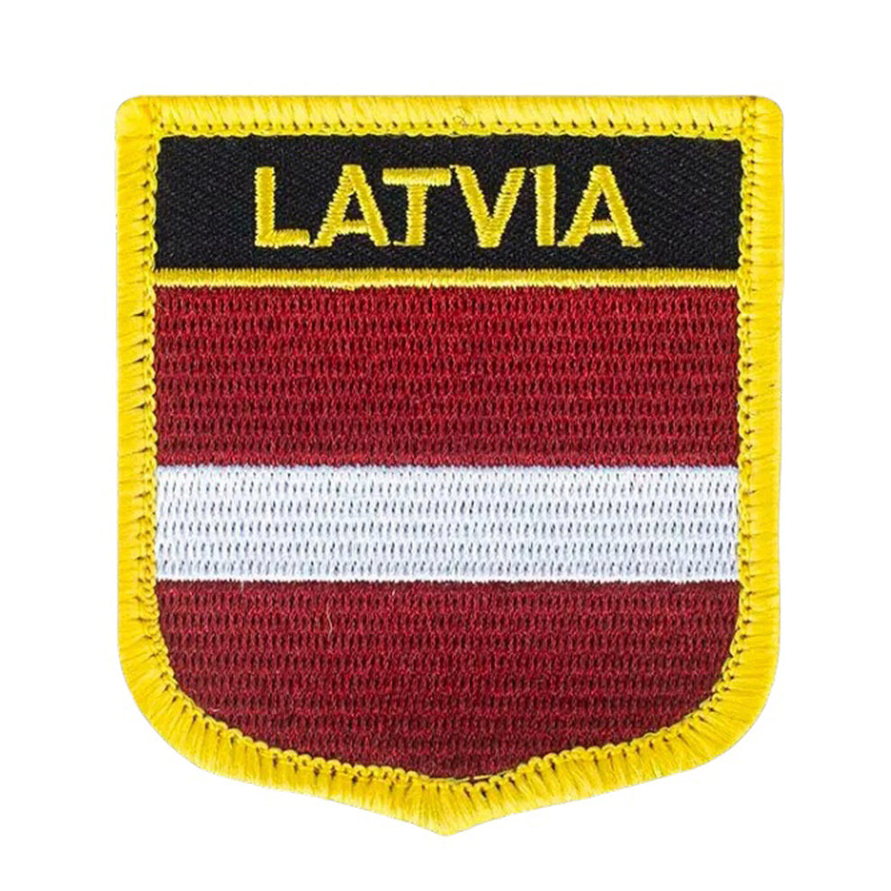 Latvia Flag Embroidery Velcro Backed Morale Patch Badge – Morale ...