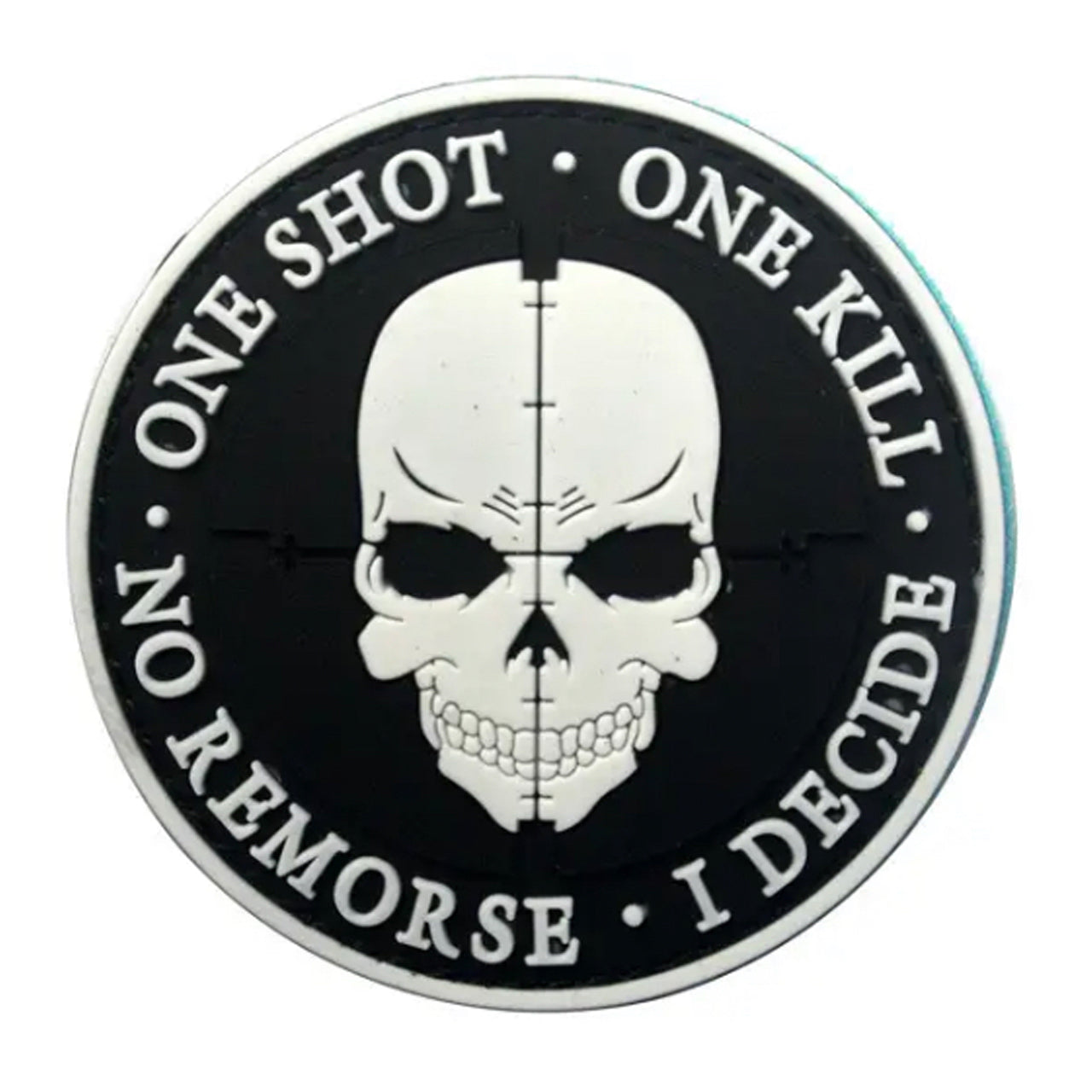 Looking for a versatile and powerful patch to add to your collection? Look no further than One Shot, One Kill - the Large PVC Patch Black! With its Velcro backing, you can easily attach it to your favorite gear or create your own patch board. Perfect for anyone who values quality and style in their accessories. www.moralepatches.com.au