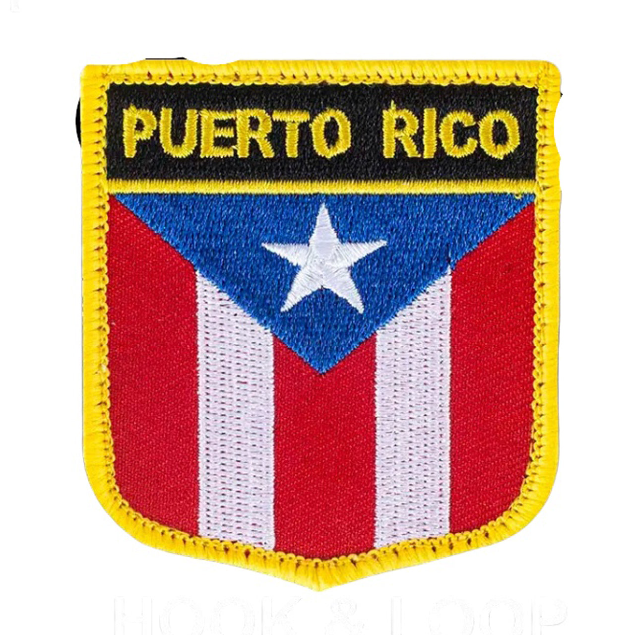 Puerto Rico Flag Embroidery Velcro Backed Morale Patch Badge – Morale ...