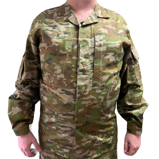 Be ready for any mission with our Army Tactical Field Shirt AMC! Made from 100% cotton, it's durable and comfortable for all day wear. With a single epaulette on the chest and buttoned shoulder pockets, you'll have easy access to necessary items. Plus, the zippered chest pockets add extra storage space. Customize your look by adding velcro patches to both arms. This shirt is a must-have for any tactical enthusiast. www.moralepatches.com.au