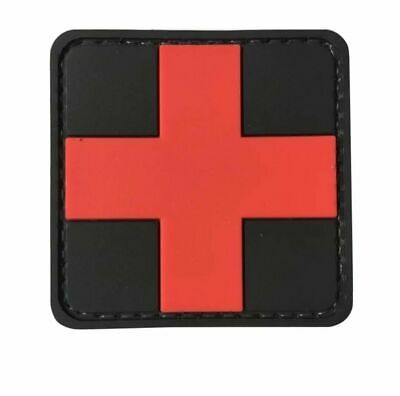 Cross Medic PVC Patch Black and Red