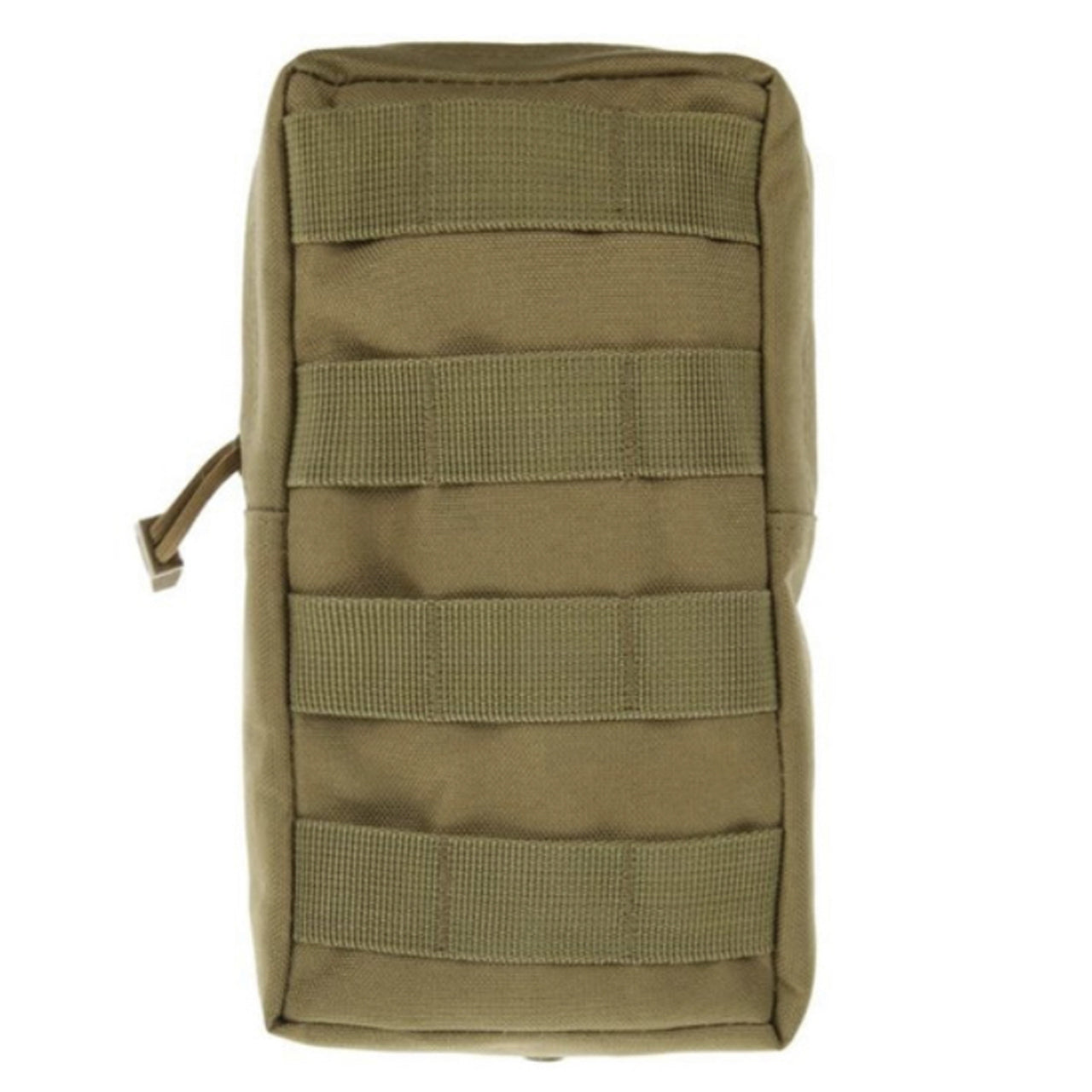 This is the perfect MOLLE pouch for attaching to your field gear, especially your webbing. It's great for holding small items such as your mobile phone, snacks, tourniquets, small notebooks and more. Main compartment with heavy duty zip Size: 21x11x5.5cm www.moralepatches.com.au