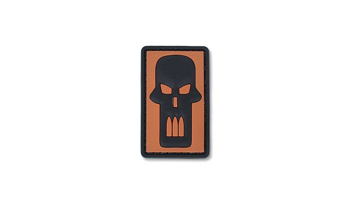 Bullet Skull PVC Patch