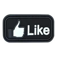 Like Button PVC Patch, Velcro backed Badge. Great for attaching to your field gear, jackets, shirts, pants, jeans, hats or even create your own patch board.  Size: 5x2.5cm