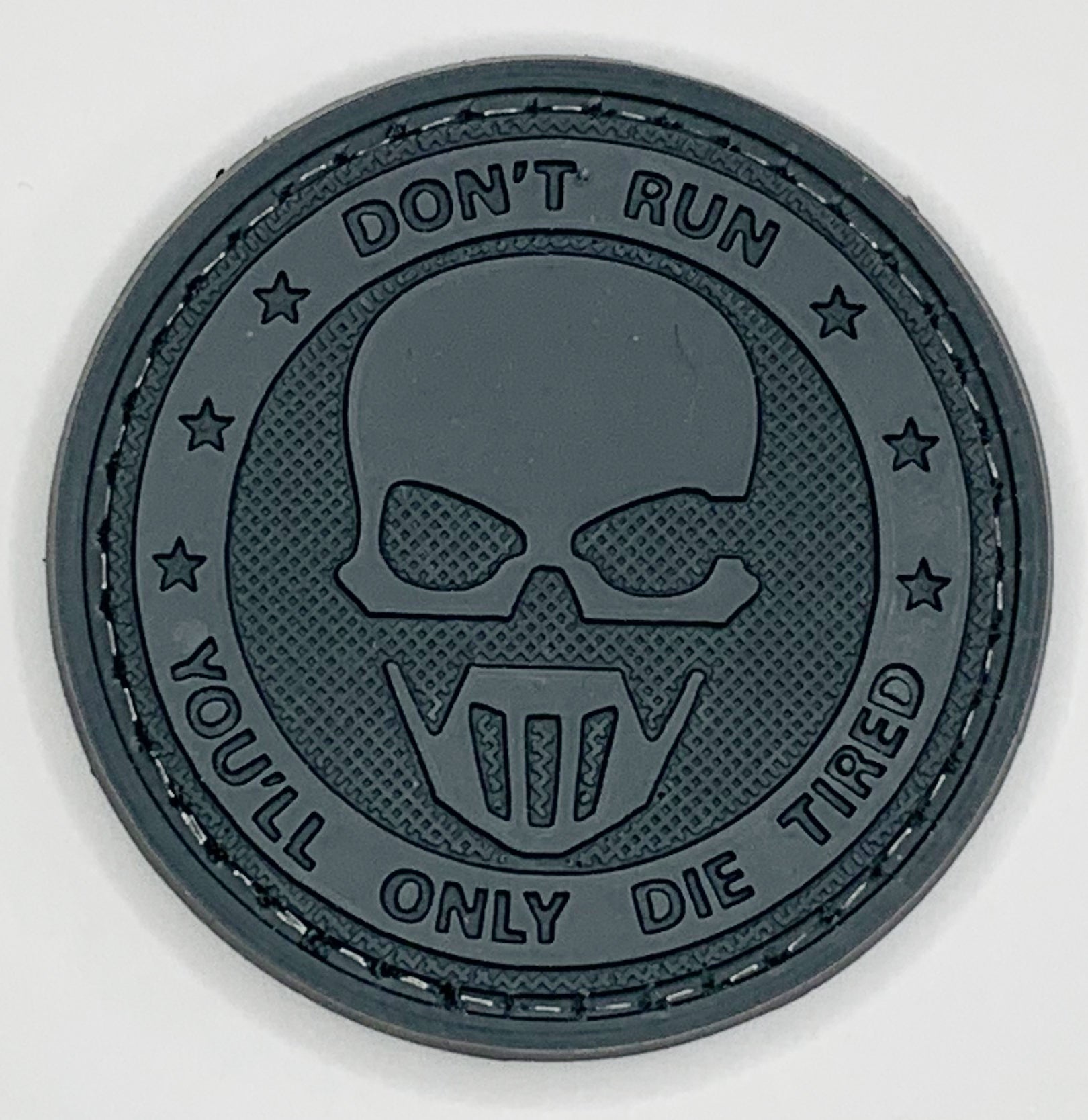 Don't Run, You'll Die Tired, PVC Patch