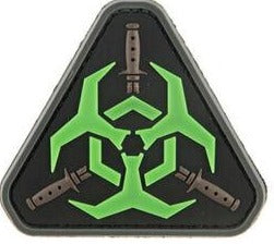 Resident Evil Biohazard PVC Patch Black and Green