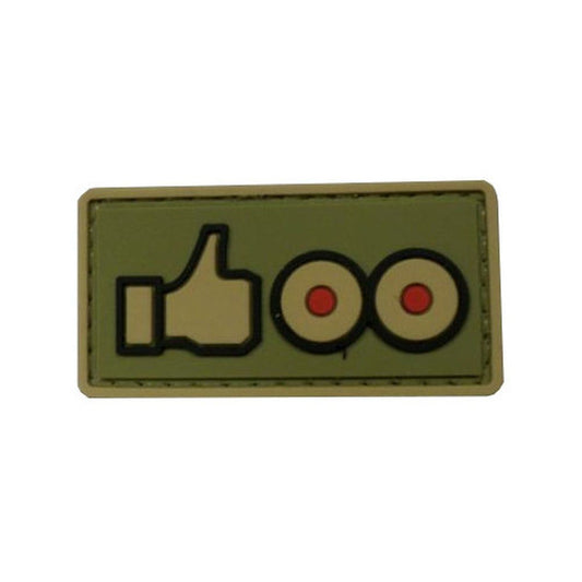 New Like PVC Patch, Velcro backed Badge. Great for attaching to your field gear, jackets, shirts, pants, jeans, hats or even create your own patch board.  Size: 5x2.5cm