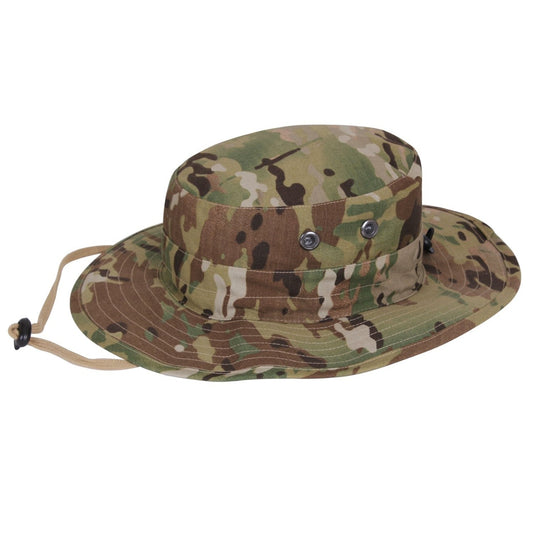 Military Style Cap Offers Unbeatable Sun Protection, While Four Screened Side Vents On The Boonie Cap Offer Optimal Cooling Airflow, A Necessity For Outdoor Missions