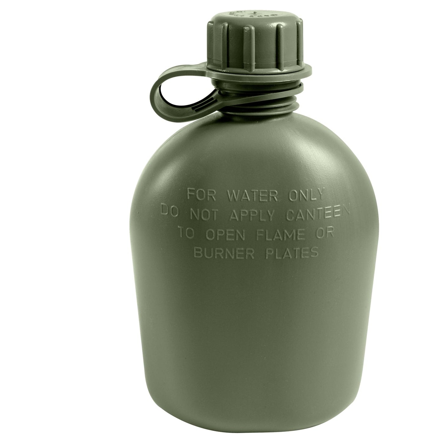 Genuine G.I. 3 Piece 1 Quart Plastic Canteens are BPA Free and made of high-density polyethylene and will fit into any G.I Style canteen cover. BPA Free