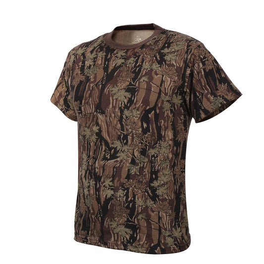 Rothco's collection of Military Camo T-Shirts offer the best value in the industry! From military use to airsoft teams to everyday fashion, these shirts are perfect for anyone and everyone.  Regular Cut For A Relaxed Look And Feel Made With A Super Soft And Comfortable Cotton Blend Great For Military Use, Airsoft Teams, And Everyday Fashion Camo T-Shirt Features A Comfortable Tagless Label