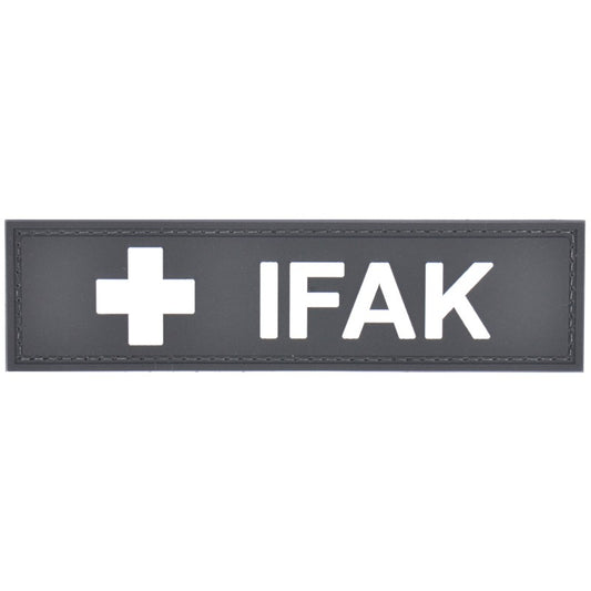 IFAK Individual First Aid Kit Small PVC Patch, Velcro backed Badge. Great for attaching to your field gear, jackets, shirts, pants, jeans, hats or even create your own patch board.  Size: 5x3cm