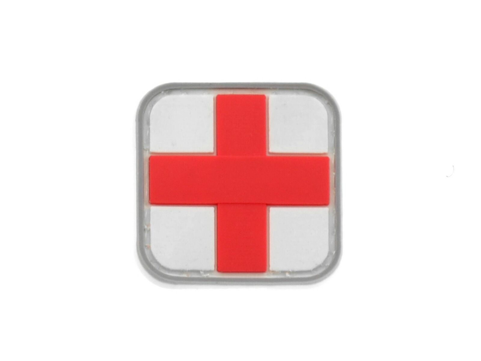 Cross Medic PVC Patch White and Red