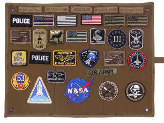 Hanging Roll-Up Morale Patch Board is perfect for the person looking to store and or display their morale patches.   Roll Up Loop Field Has Been Designed To Display Morale Patches 600 Denier Polyester For Lightweight Easy Carry And Storage 24" W X 18.5" L Hook And Loop Strip To Secure When Rolled Up Rolls Up For Maximum Storage And Portability Patches Not Included www.moralepatches.com.au