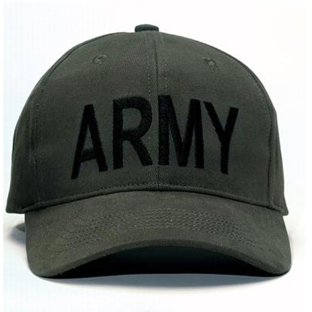 Army Embroidery Caps are made from a durable 100% brushed cotton twill and features the text “ARMY” embroidered on the front panel. www.moralepatches.com.au