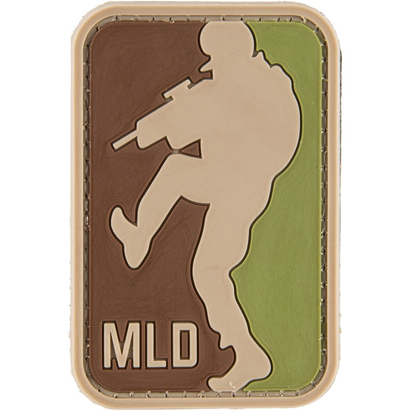 MLD - Major League Door Kicker PVC Patch, Velcro backed Badge. Great for attaching to your field gear, jackets, shirts, pants, jeans, hats or even create your own patch board.  Size: 7.5x5cm