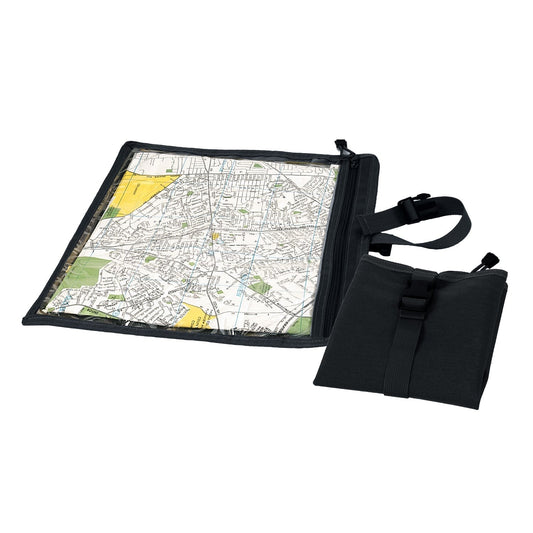 Weather Resistant, Clear Lining, 2 Zip-lock Storage Bags For Double Protection, Drainage Grommets, Keeps Maps And Documents Safe And Dry