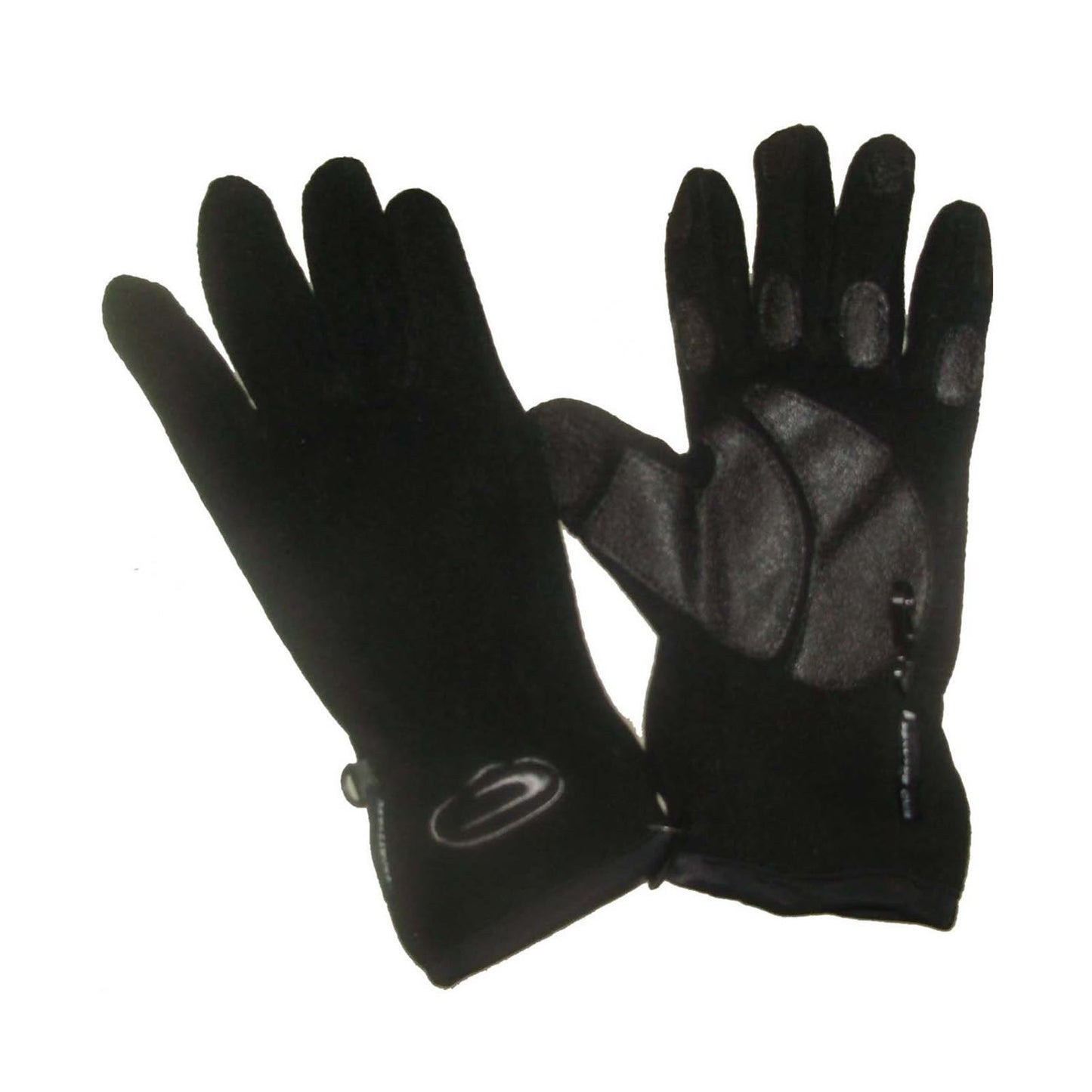 FLEECE PALM GRIP GLOVES BLACK