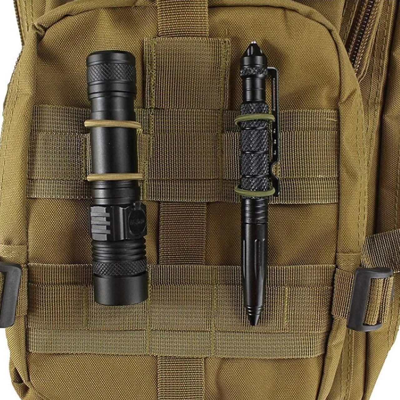 High quality MOLLE webbing fastners are great for attaching equipment such as torches and cylume sticks. Also great for securing camelbak tubes to webbing and other styles of equipment. Colours: Khaki OD Green Black www.moralepatches.com.au