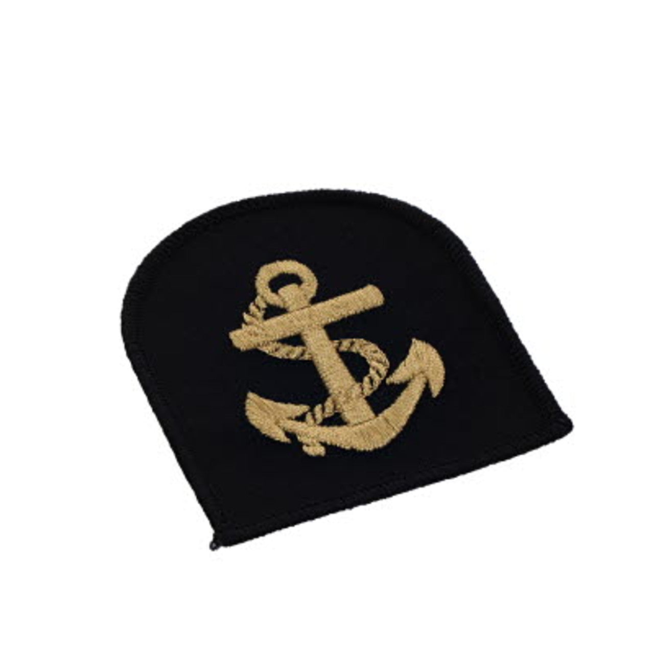 Perfectly sized, this Fouled Anchor Leading Seaman Rank Badge has embroidered details ready for wear  Specifications:  Material: Embroidered details Colour: Black, Gold