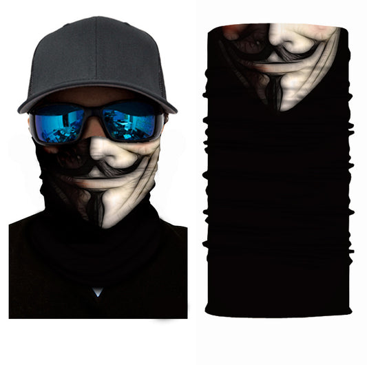 Fitted Uprising Face Bandana or Neck Gaiter. They are made from Microfiber Polyester which makes them very lightweight and very comfortable to wear. Because the material is so thin, it is very easy to breathe when you use as face cover.