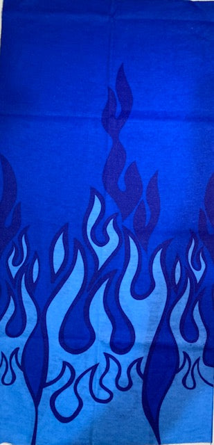 Blue Flame Fitted Neck Gaiter