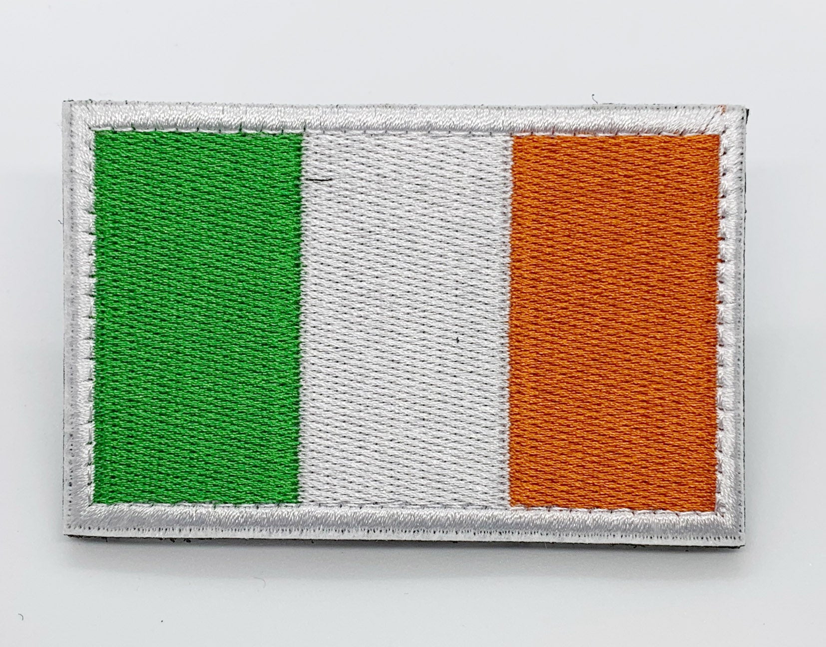 Ireland Flag Patch Hook & Loop  Size: 8x5cm   HOOK AND LOOP BACKED PATCH(BOTH PROVIDED)