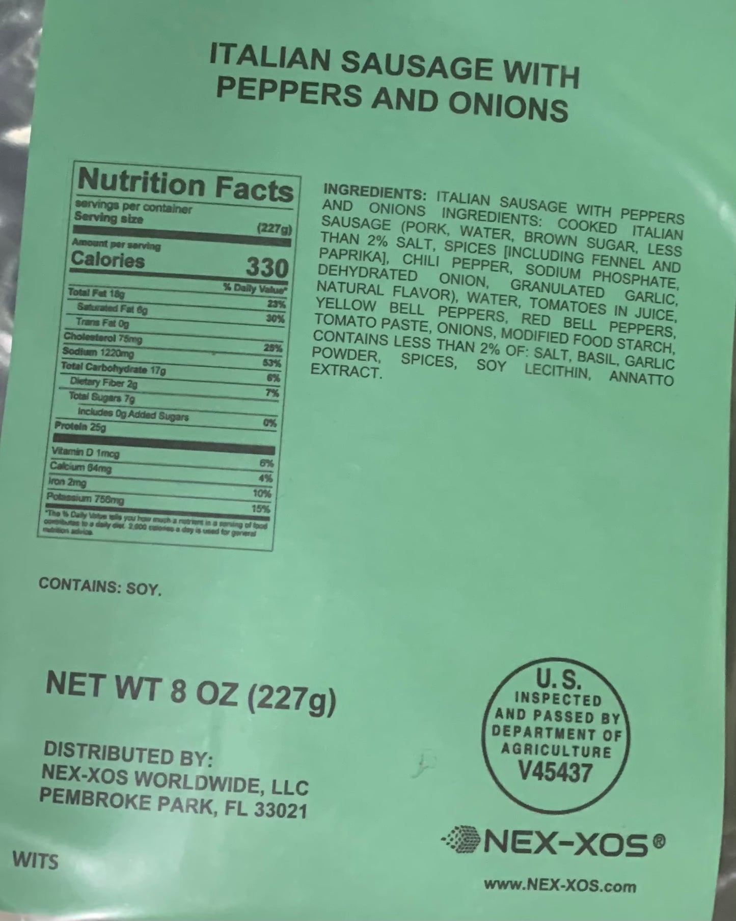 XMRE Blue Line Meals provide 800 – 1,200 calories of high-quality shelf-stable (36 months) food portions that are perfect for preppers, survivalists, camping enthusiasts, and more.