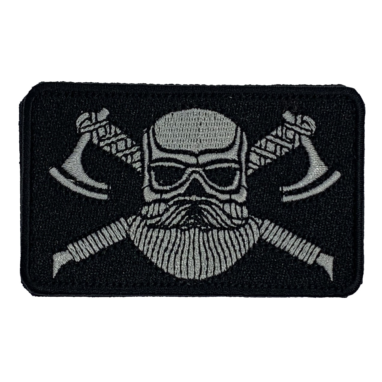 Viking Axes Velcro Backed Patch Size: 8x5cm by www.moralepatches.com.au