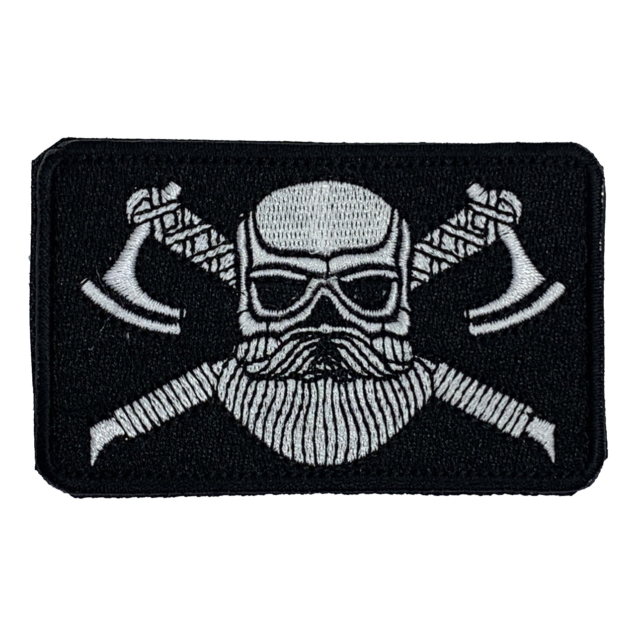 Viking Axes Velcro Backed Patch Size: 8x5cm by www.moralepatches.com.au