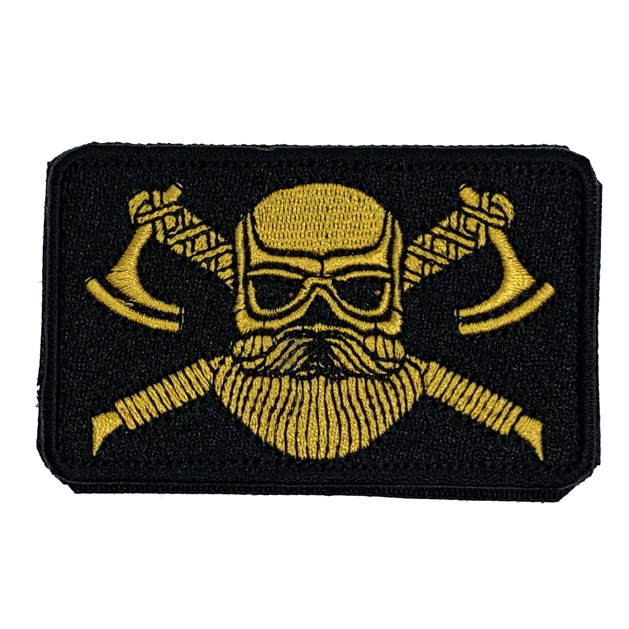 Viking Axes Velcro Backed Patch Size: 8x5cm by www.moralepatches.com.au