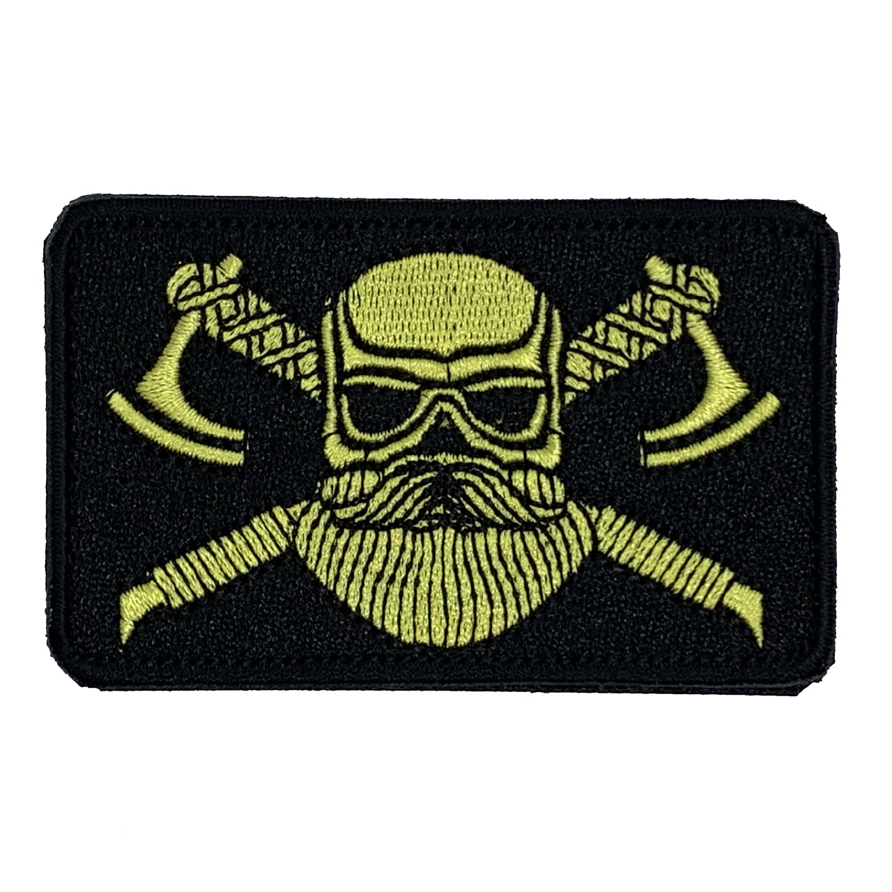 Viking Axes Velcro Backed Patch Size: 8x5cm by www.moralepatches.com.au