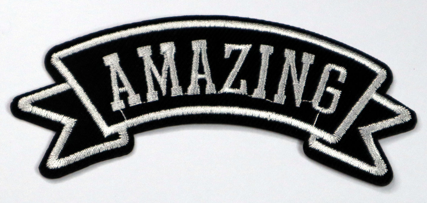 Amazing Iron On Patch. Great for attaching to your jackets, shirts, pants, jeans, hats.  Size: 10.5x5.5cm