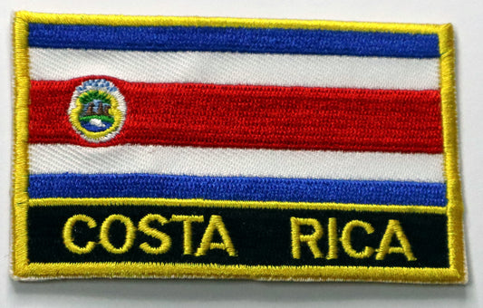 Costa Rica Flag Patch