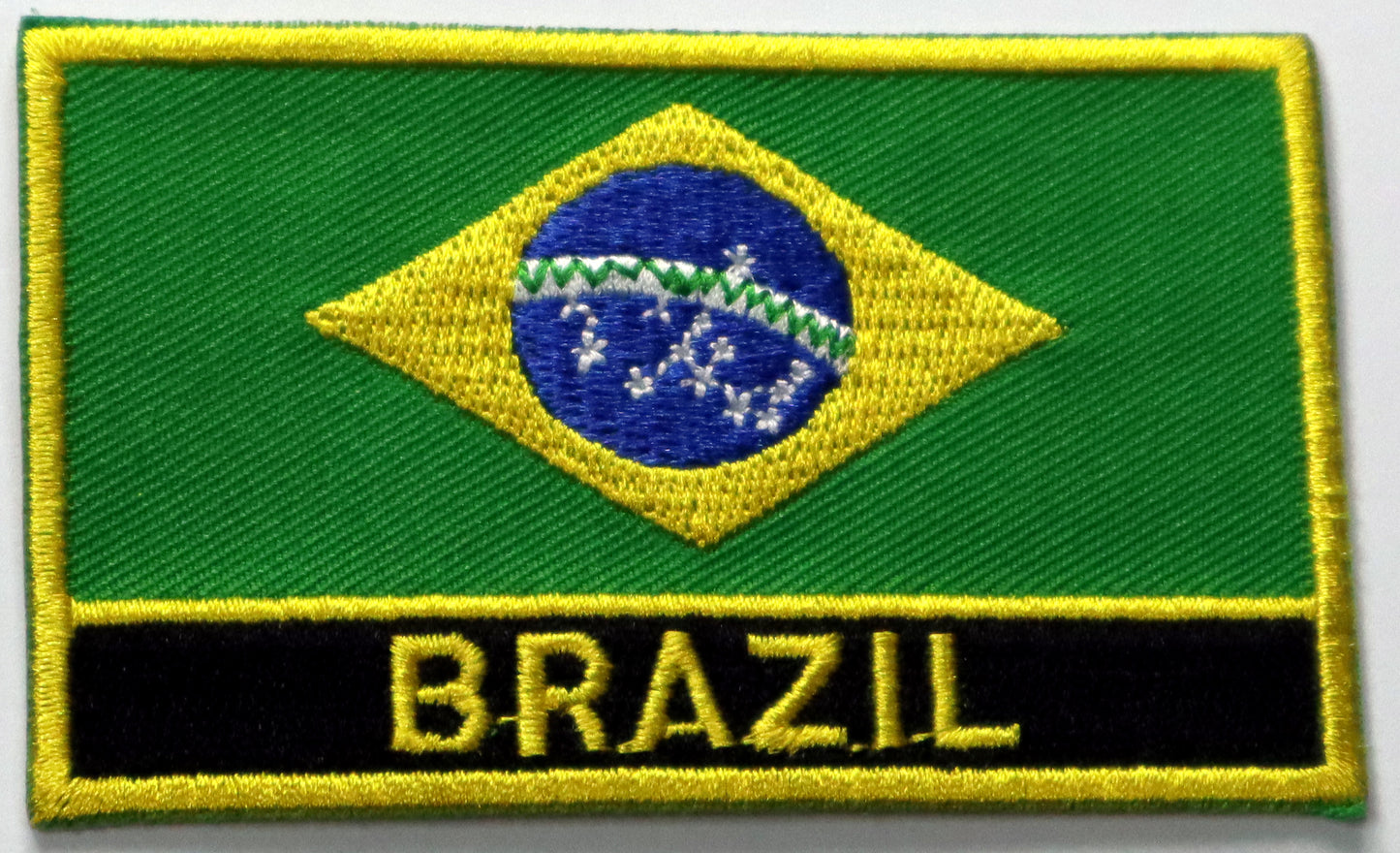 Shop Brazil Deluxe Name Flag Patch - Bushido Martial Arts