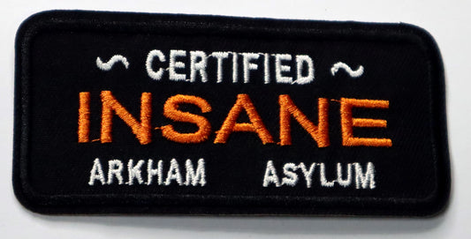 Certified Insane Arkham Asylum Patch