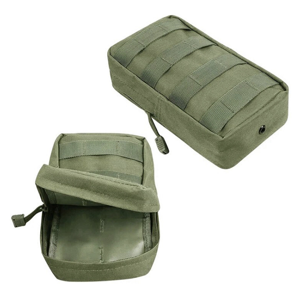 This is the perfect MOLLE pouch for attaching to your field gear, especially your webbing. It's great for holding small items such as your mobile phone, snacks, tourniquets, small notebooks and more. Main compartment with heavy duty zip Size: 21x11x5.5cm www.moralepatches.com.au