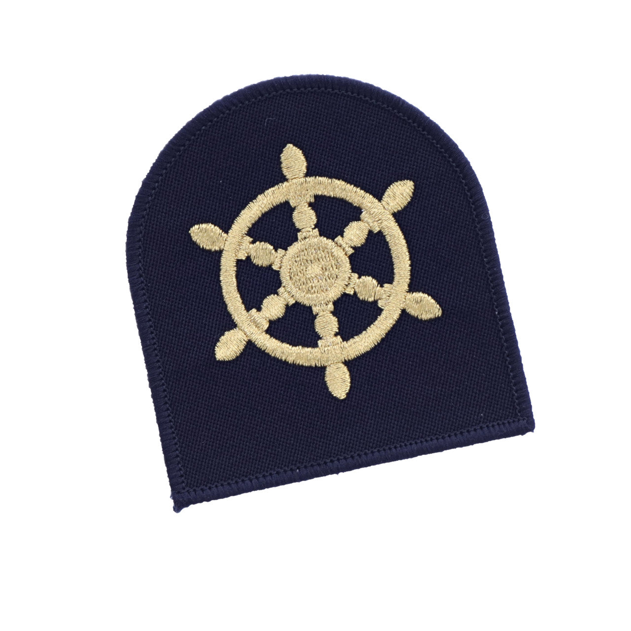 Perfectly sized, this Naval Police Coxswain Badge has embroidered details ready for wear  Specifications:      Material: Embroidered details     Colour: Blue, Gold