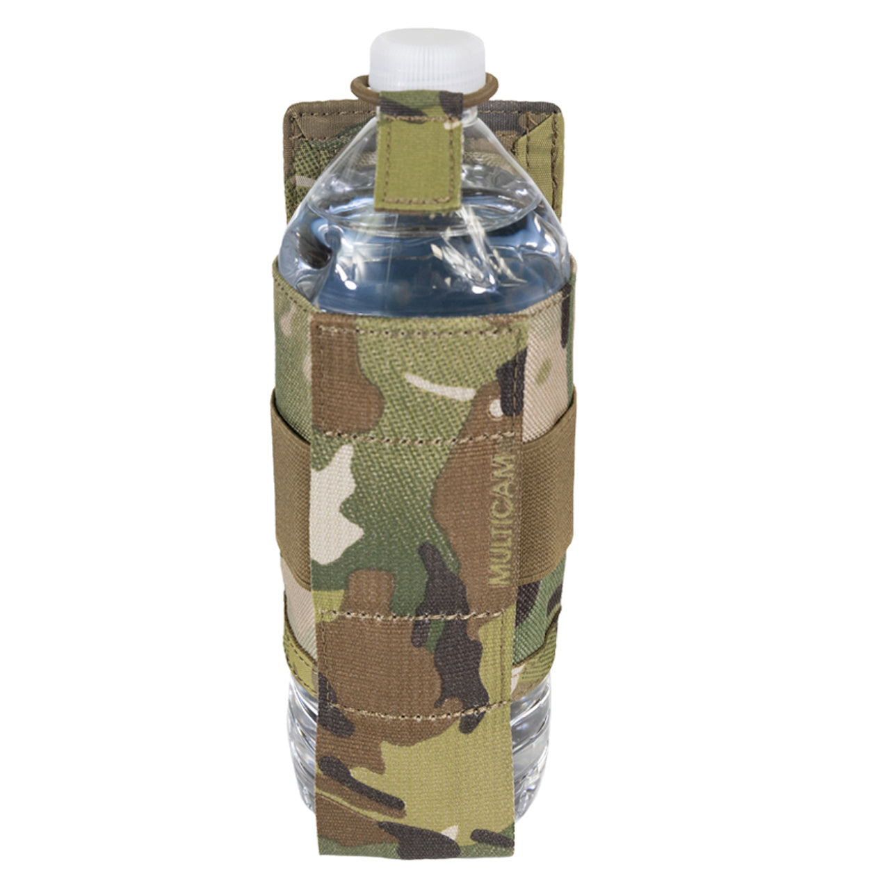 The Bottle Pouch Small is a handy belt mounted pouch to carry up to a 750ml water bottle. Also holds cans and stubbies. Constructed from 500D nylon in genuine licenced Multicam and including an elastic shock cord loop for retention, this is the perfect pouch gor keeping a drink by your side on a hot day. www.moralepatches.com.au