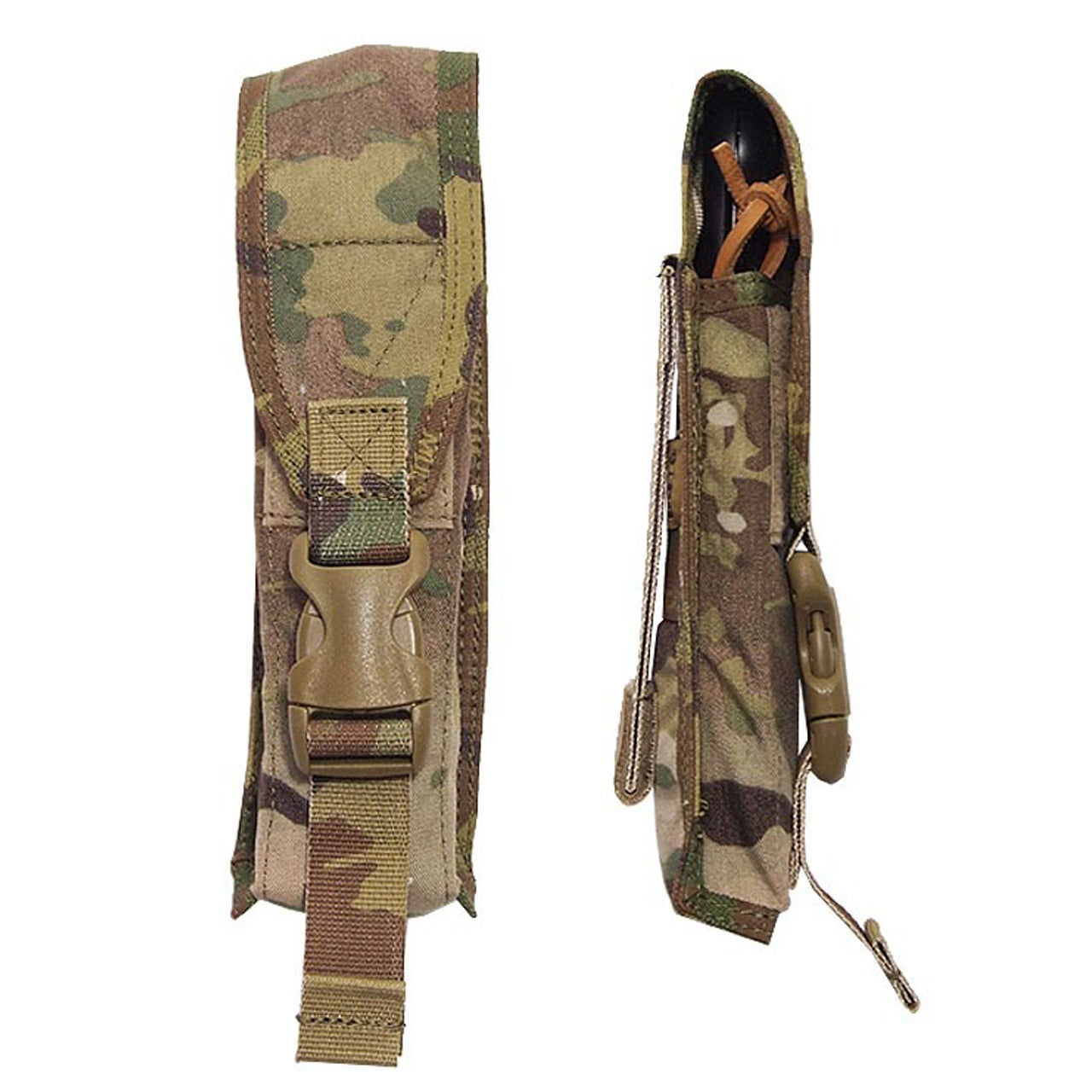 Designed to hold the Laplander saw, offering a light weight pouch with easy access and stowage using both velcro and fastex closure options on the lid.   Available in 1 of 2 Attachment methods: Standard molle/PALS or belt loop for up to 50mm webbing/duty belt  www.moralepatches.com.au