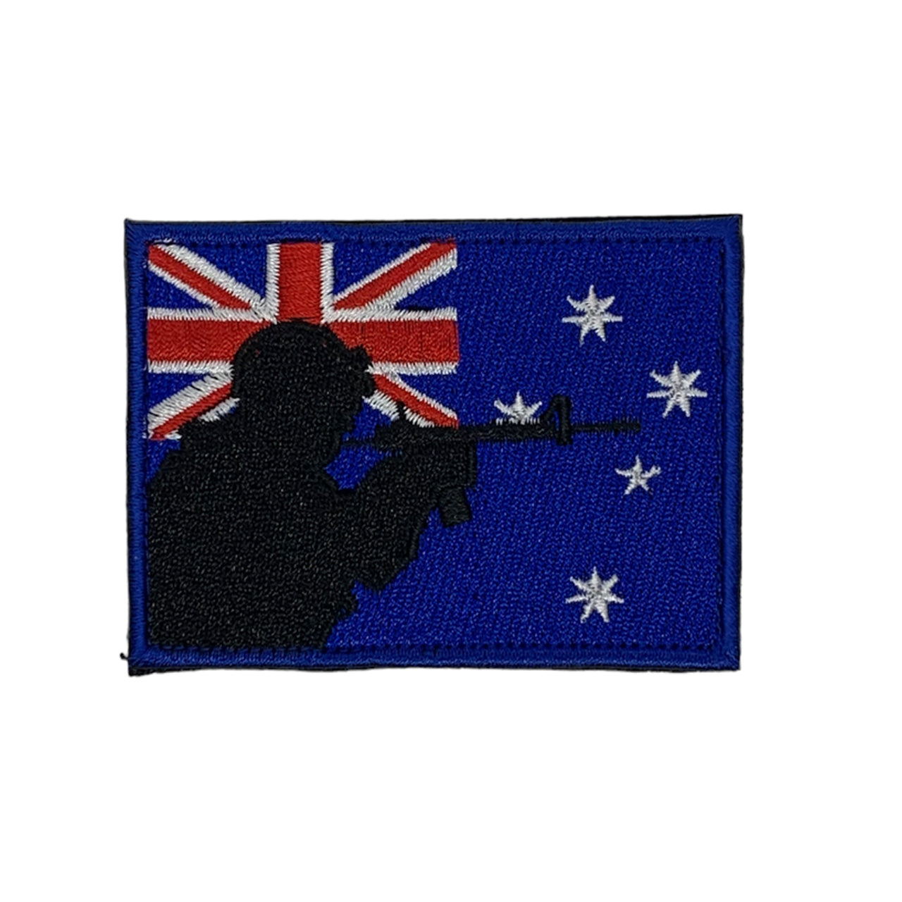 Australian Soldiers Flag Patch  Comes with hook and loop  Size: 7.5cm x 5.5cm www.moralepatches.com.au