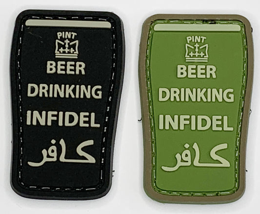 Beer Drinking Infidel PVC Patch