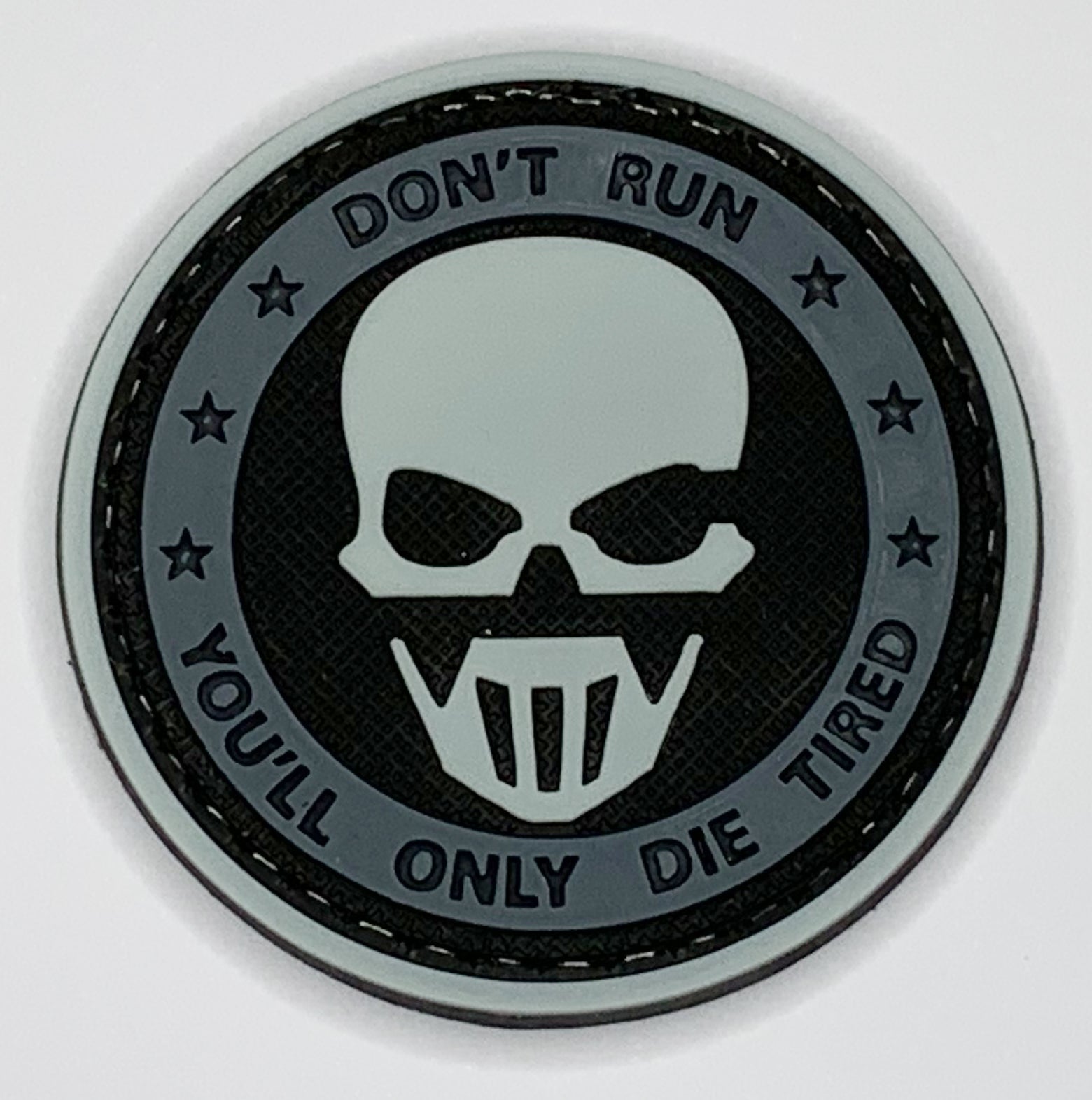 Don't Run, You'll Die Tired, PVC Patch