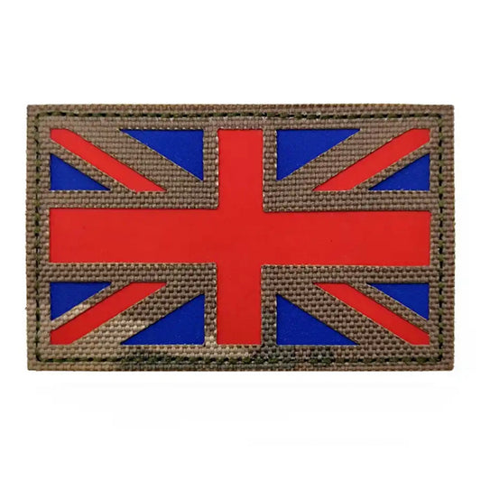 UK Flag Laser Cut Multicam Patch Hook & Loop.   Size: 8x5cm  HOOK AND LOOP BACKED PATCH(BOTH PROVIDED) www.moralepatches.com.au