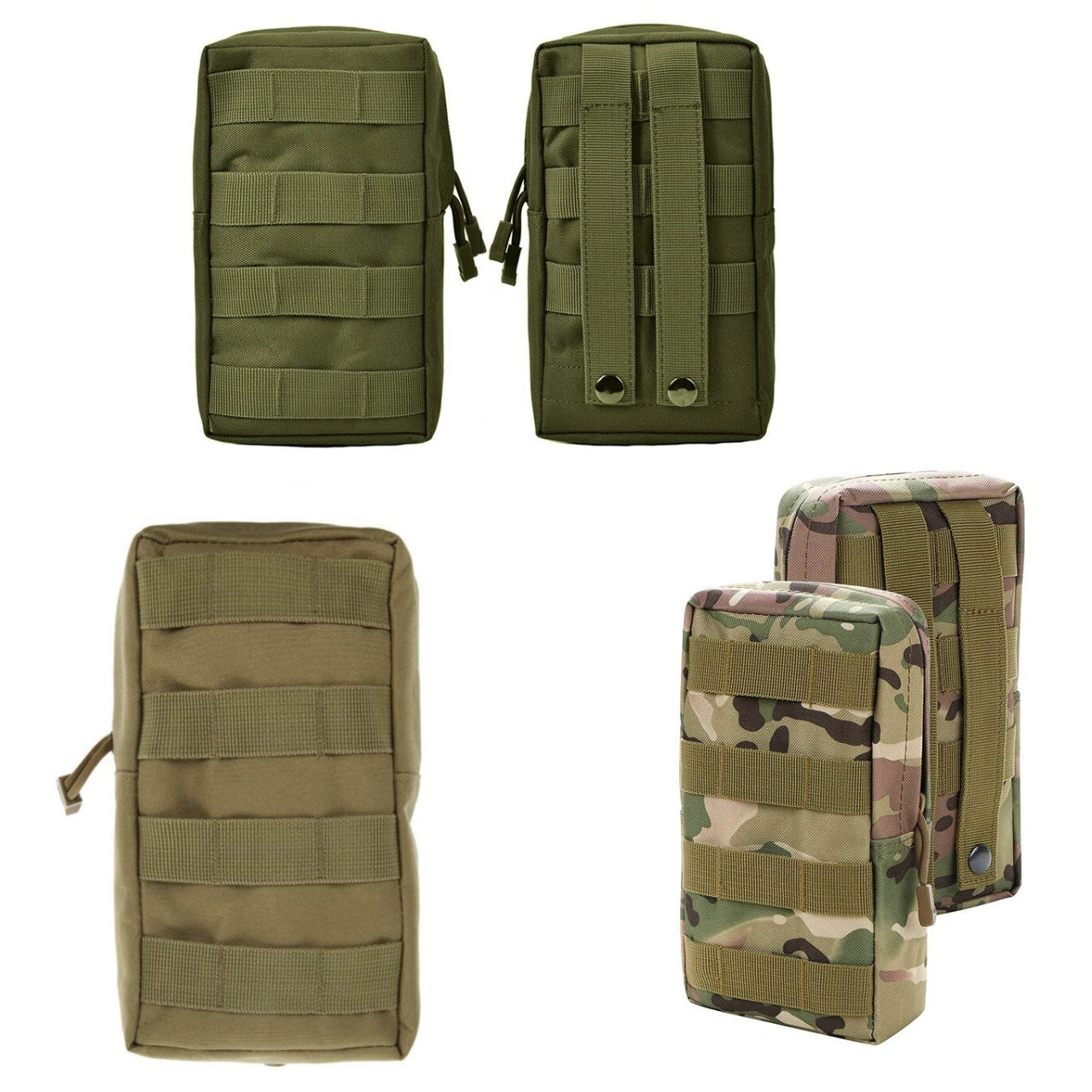 This is the perfect MOLLE pouch for attaching to your field gear, especially your webbing.  It's great for holding small items such as your mobile phone, snacks, tourniquets, small notebooks and more.  Main compartment with heavy duty zip  Size: 21x11x5.5cm www.moralepatches.com.au