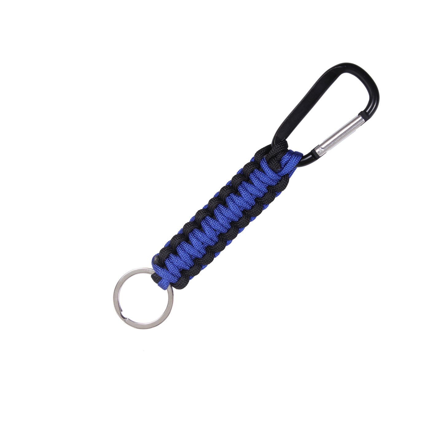 Thin Blue Line Paracord Keychain With Carabiner is the perfect way to show your support for the police and law enforcement officials.  Paracord Keychain That Features A Thin Blue Line Design Metal Split Ring On One End And Carabiner On Other End 9cm In Length And Unraveled Cord Length Is 1.4 Meter The Thin Blue Line Shows Respect And Support For Police And Law Enforcement Officials www.moralepatches.com.au