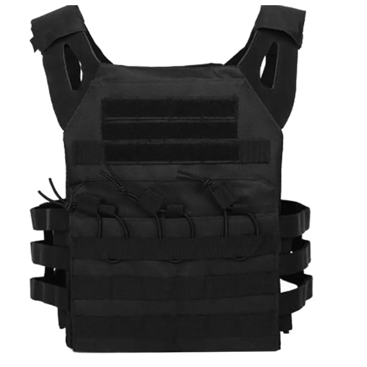 600D Oxford Body Armour PVC Coating Adjustable for most body types, shoulder and waist can be adjusted to fit your style Foam boards in both front and rear of the vest(board size is 30.5x24cm) Great for Military, cadets, airsoft and other outdoor activities www.moralepatches.com.au